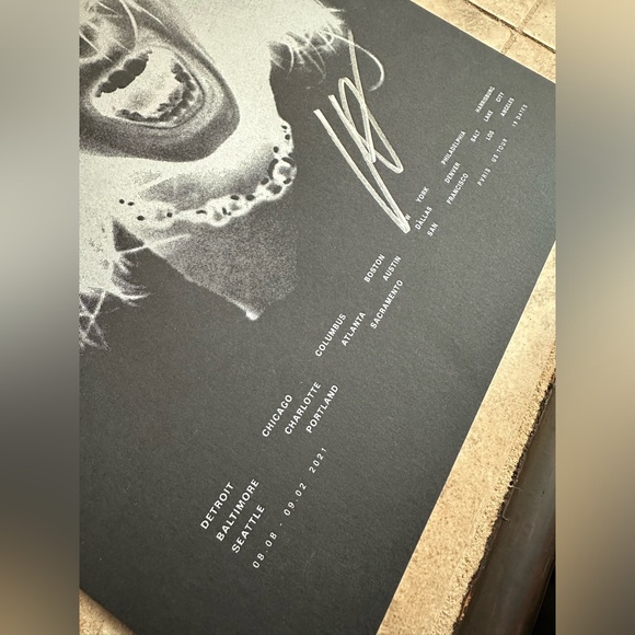 🎵🩶 Signed PVRIS Tour Poster - Picture 2 of 2